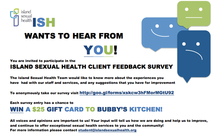 We're asking past and present clients to take a short survey that we will be using to improve our client service.